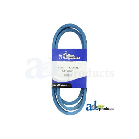 A & I Products Aramid Blue V-Belt (5/8" X 86" ) 13" x5" x2" A-B83K
